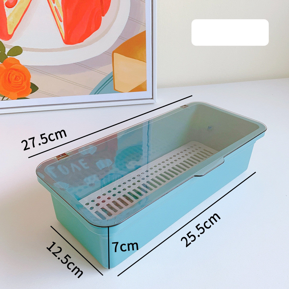 Simple Makeup Brush Storage Box With Lid Dustproof