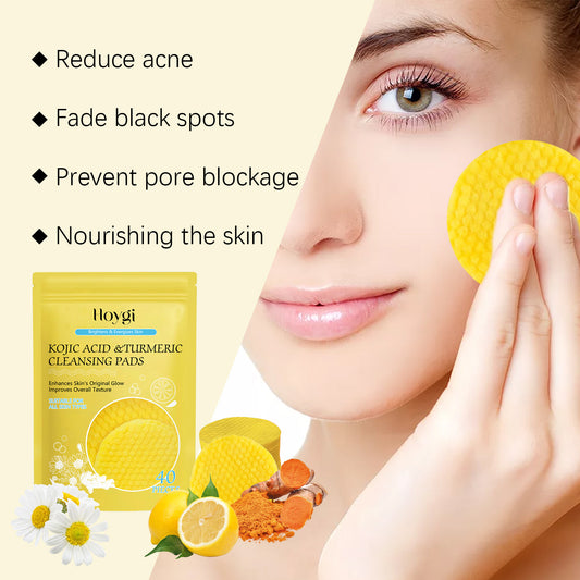 Hoygi Kojic Acid Turmeric Facial Cleansing Pads