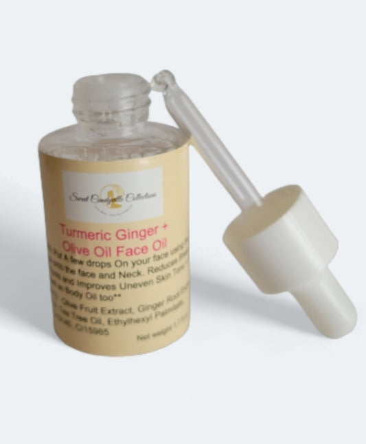 Turmeric Ginger + Olive Face Oil For Dark spots